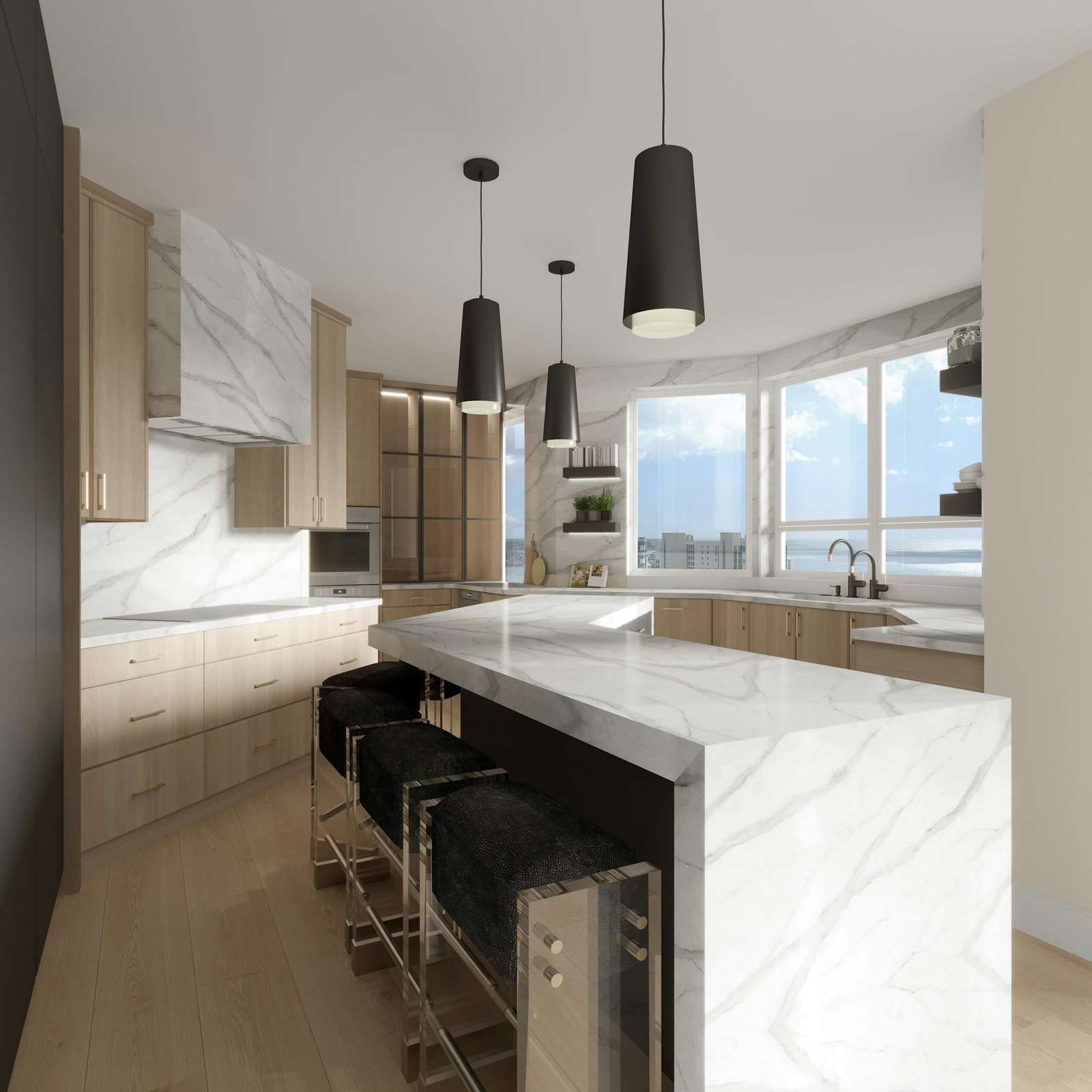 3-bed corner residence + BQ